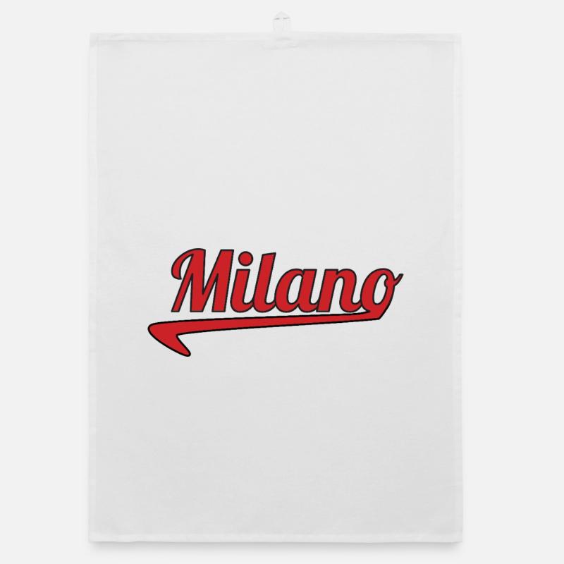Milano Script Emblème Swoosh Torchon bio