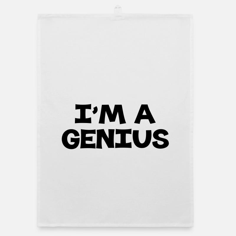 I'm a Genius Organic Geschirrtuch