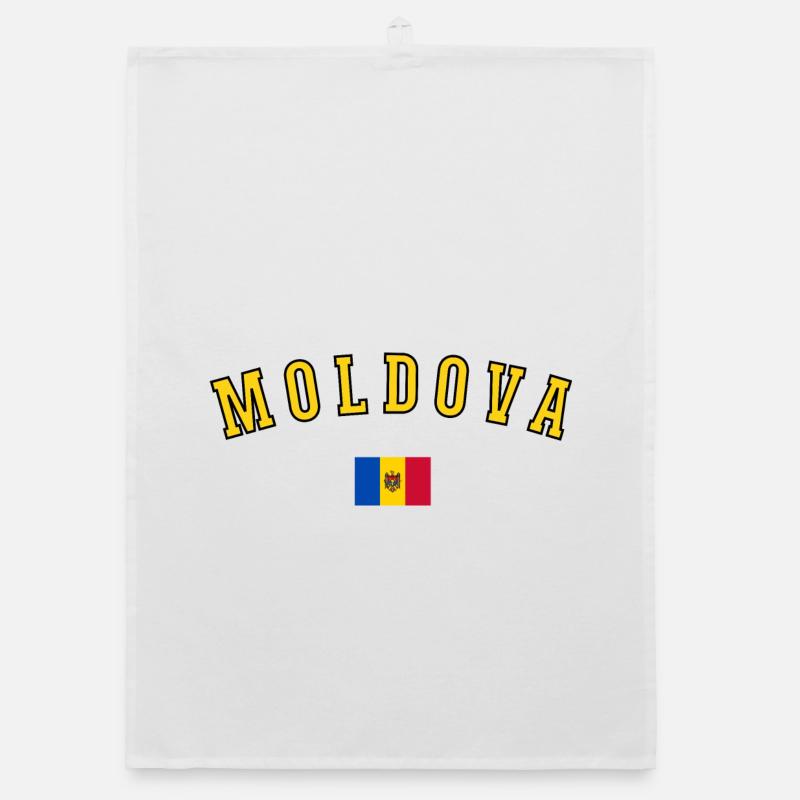 Moldovan flag, Moldovan pride Organic dish towel