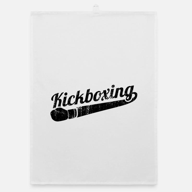 Kickboxen Organic Geschirrtuch