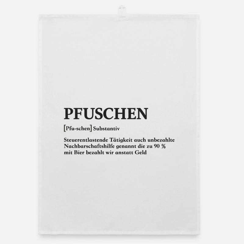 Pfuschen Definition Organic Geschirrtuch