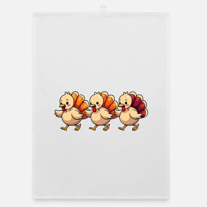 Bébé dinde de Thanksgiving Torchon bio
