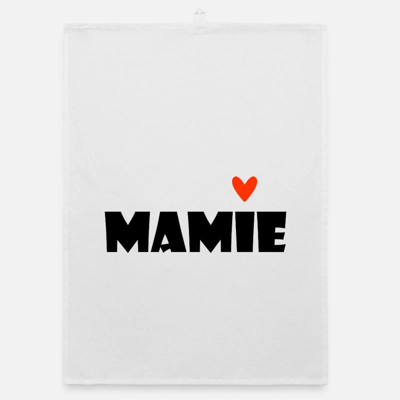 OMA. MAMA. GROSSMUTTER. MUTTERTAG. GESCHENK Organic Geschirrtuch