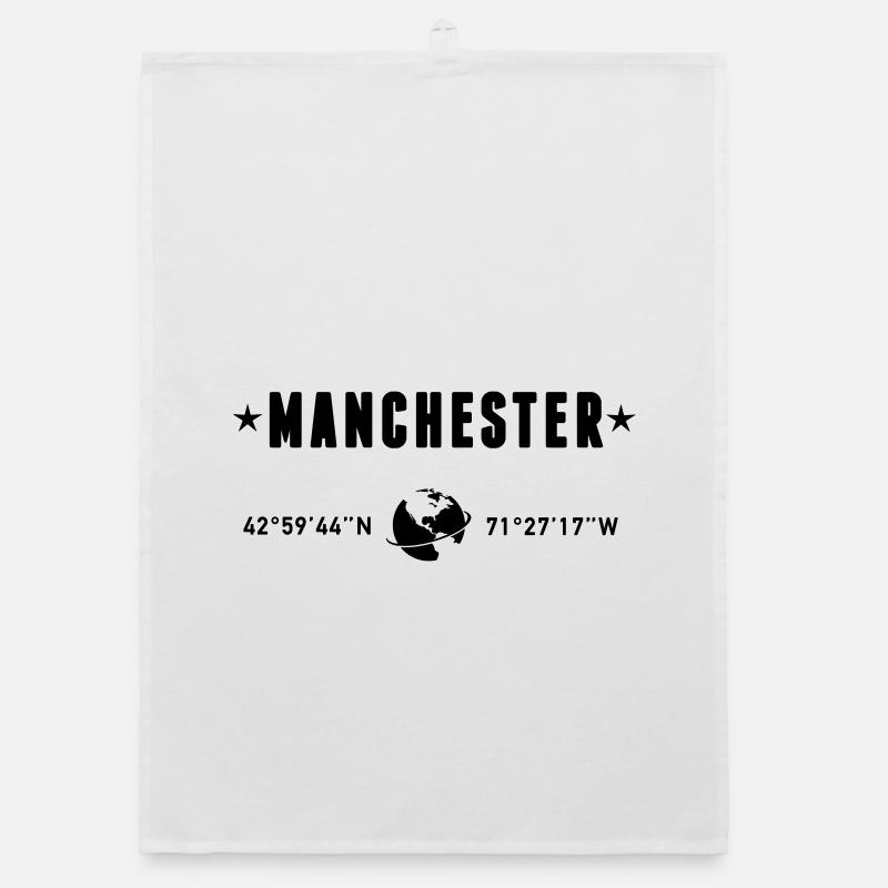 Manchester, Royaume-Uni, coordonnées Planète Terre Torchon bio