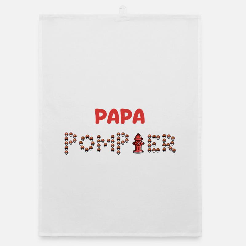 Papa_pompier Organic dish towel