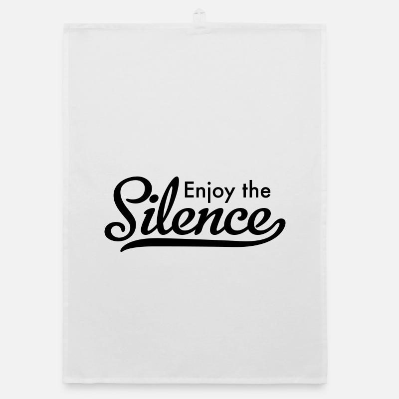 Écoute le silence Torchon bio