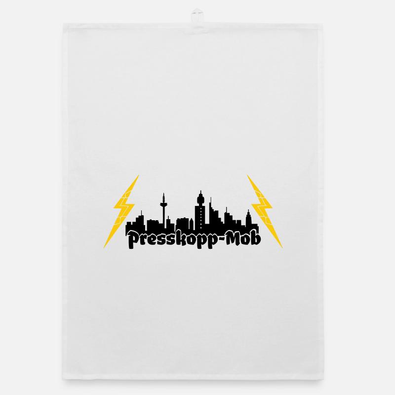 Presskopp Mob - ffm Skyline Organic Geschirrtuch