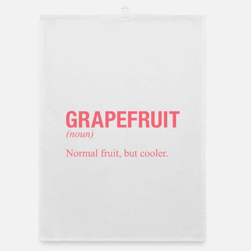 GRAPEFRUIT Pampelmuse Organic dish towel