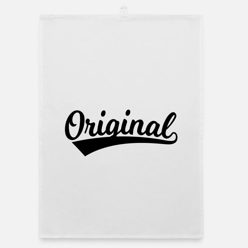 Original lettering Organic dish towel