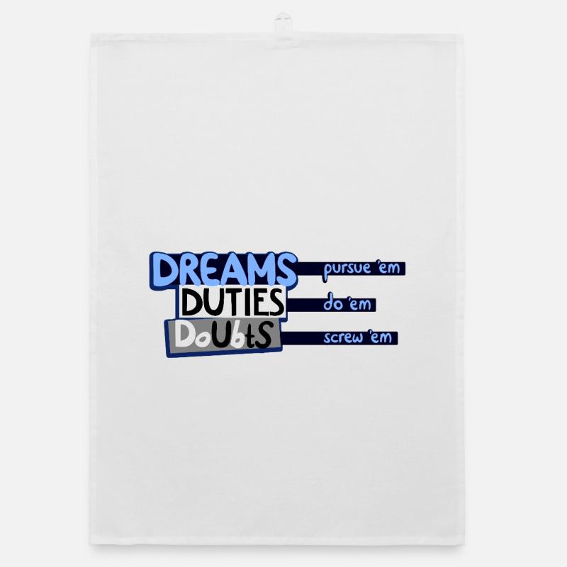 The Three Ds Organic dish towel