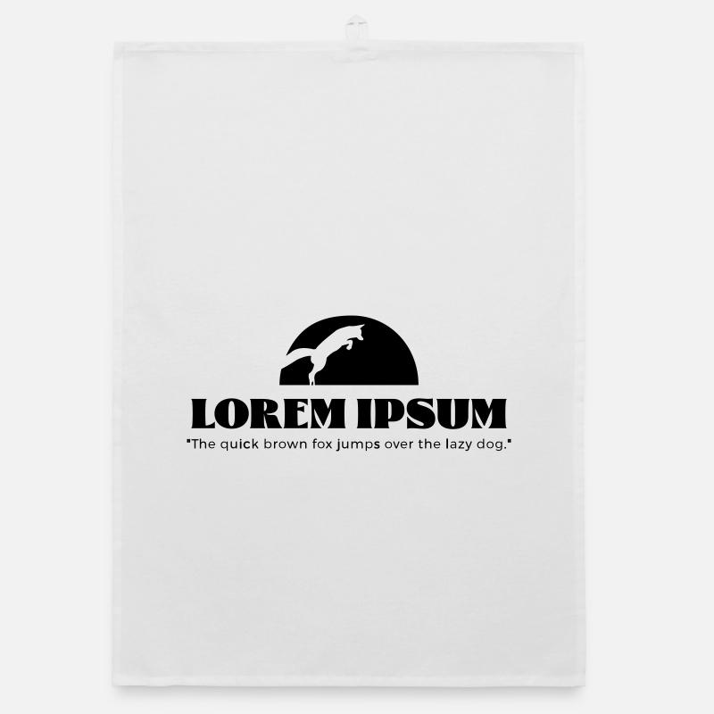 Lorem Ipsum « Le brun vif ... Torchon bio