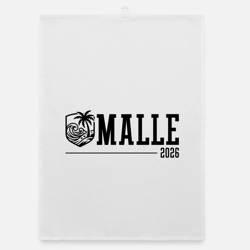 Malle 2026 Palm Trees Beach Mallorca Torchon bio