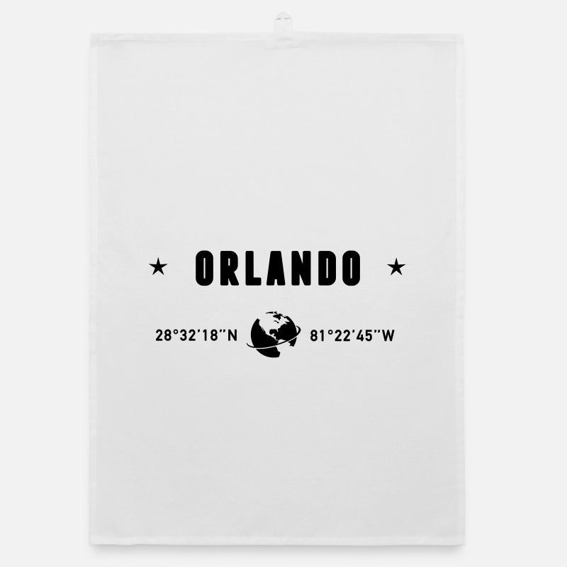Orlando, Floride, coordonnées de la planète Terre Torchon bio