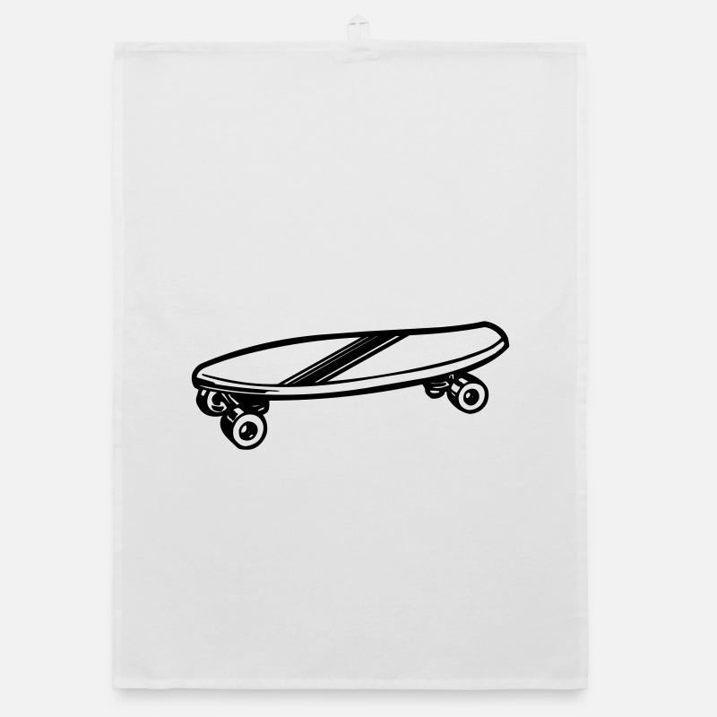 Skateboard Organic dish towel