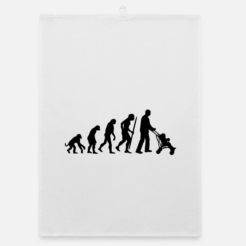 Evolution of the super dad Organic dish towel