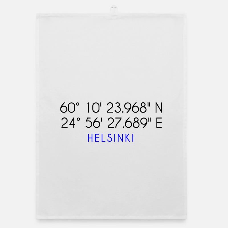 Coordonnées d'Helsinki Torchon bio