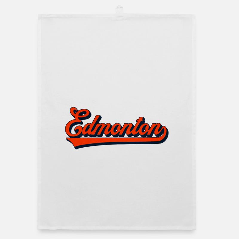 Edmonton Script Vintage Logo Torchon bio