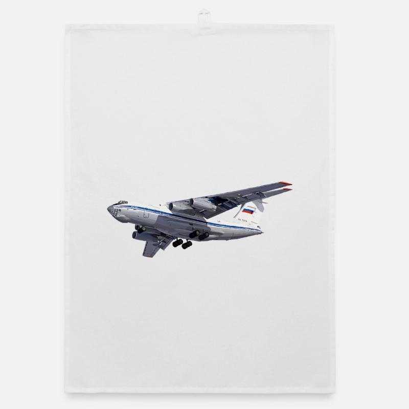 Cargo plane IL-76 Organic dish towel