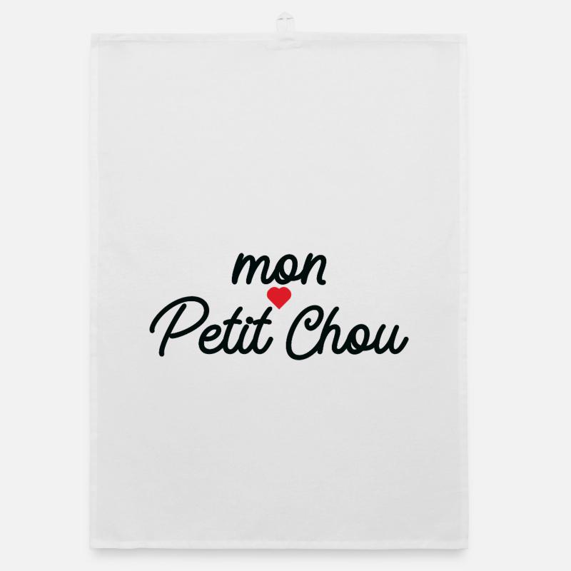 My Little Cabbage Heart Script Organic dish towel