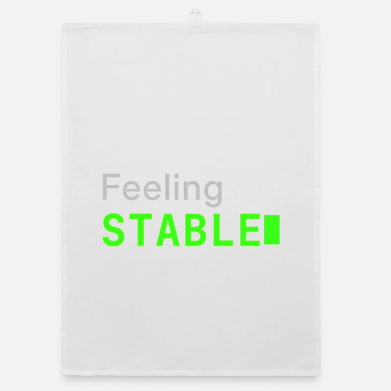 Feeling Stable | Developer mood Organic dish towel