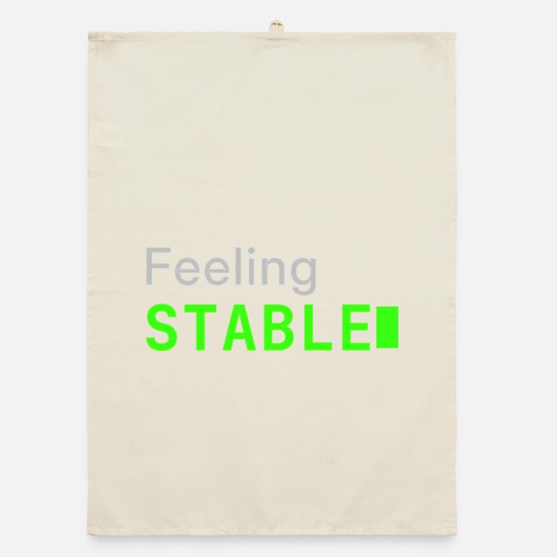 Feeling Stable | Developer mood Organic Geschirrtuch