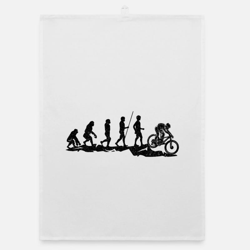 Evolution mountain bike Organic dish towel