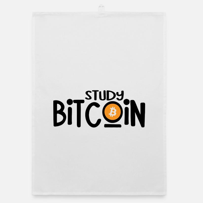 Study Bitcoin Organic Geschirrtuch