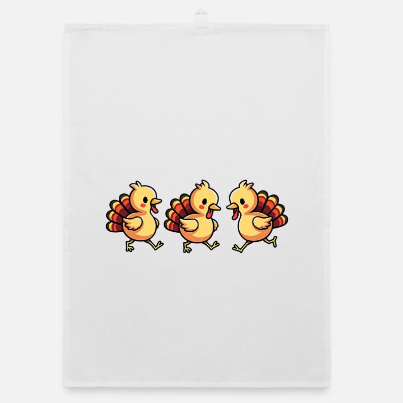 Bébé dinde de Thanksgiving Torchon bio