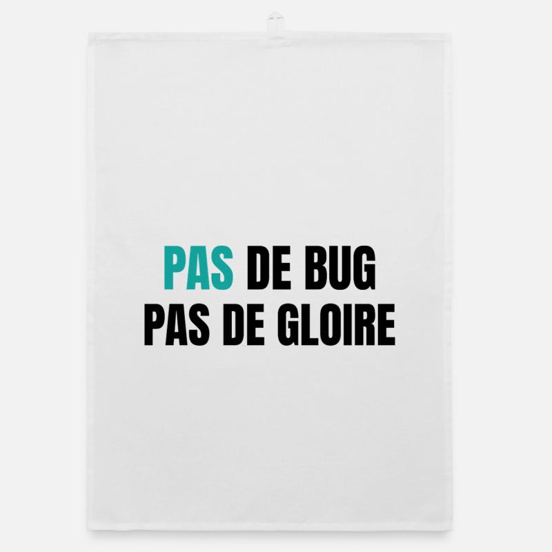 No bugs, no glory Organic dish towel