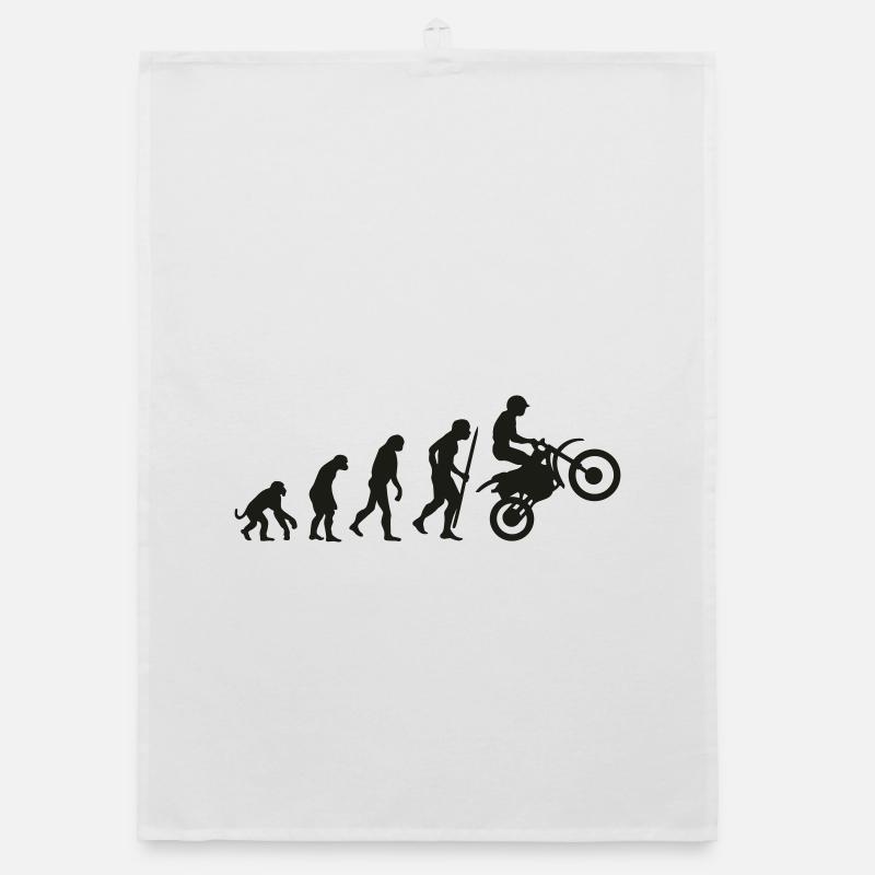 Evolution motorcycling Organic Geschirrtuch