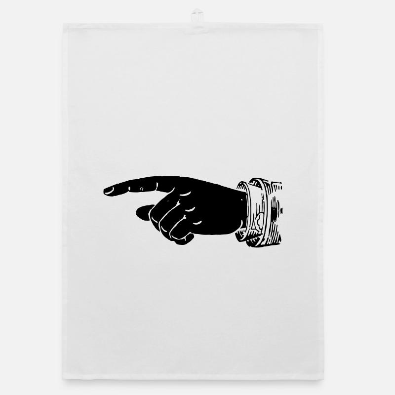 Main - Doigt pointé Torchon bio