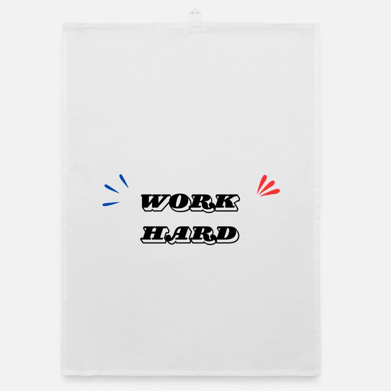 Work Hard Minimal Organic dish towel