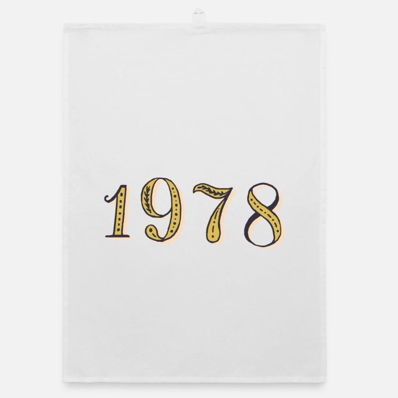Geburtstagsgeschenk 1978 Organic Geschirrtuch