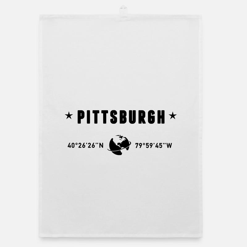 Coordonnées Pittsburgh, Pennsylvanie : Globe GPS Torchon bio