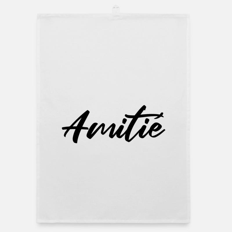 Amitie Script Design pour Vêtements Torchon bio