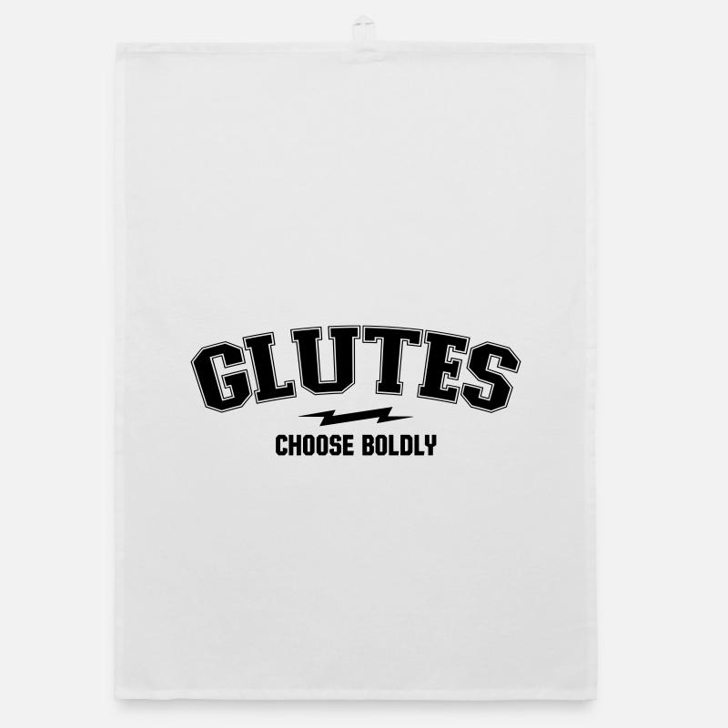 Varsity Arch - Glutes Dept Organic dish towel