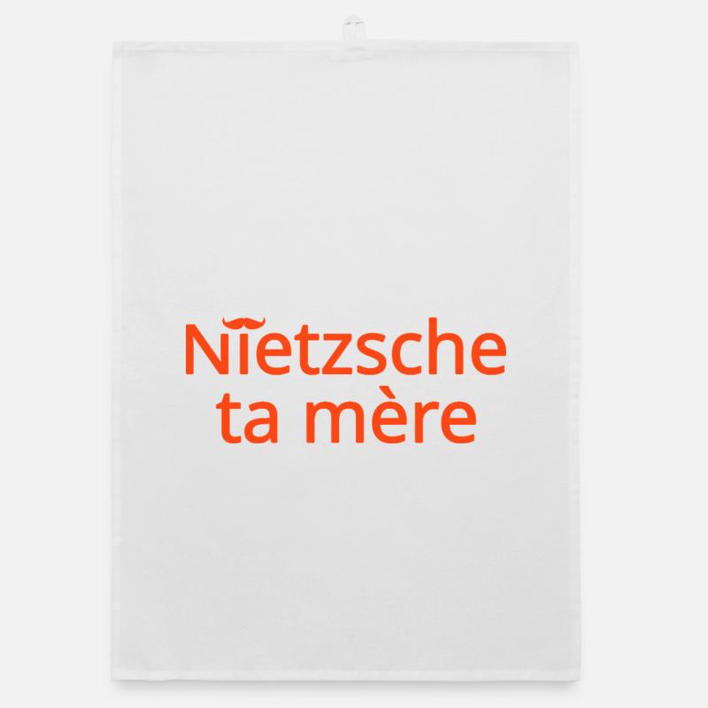 Nietzsche ta mère Orange Torchon bio