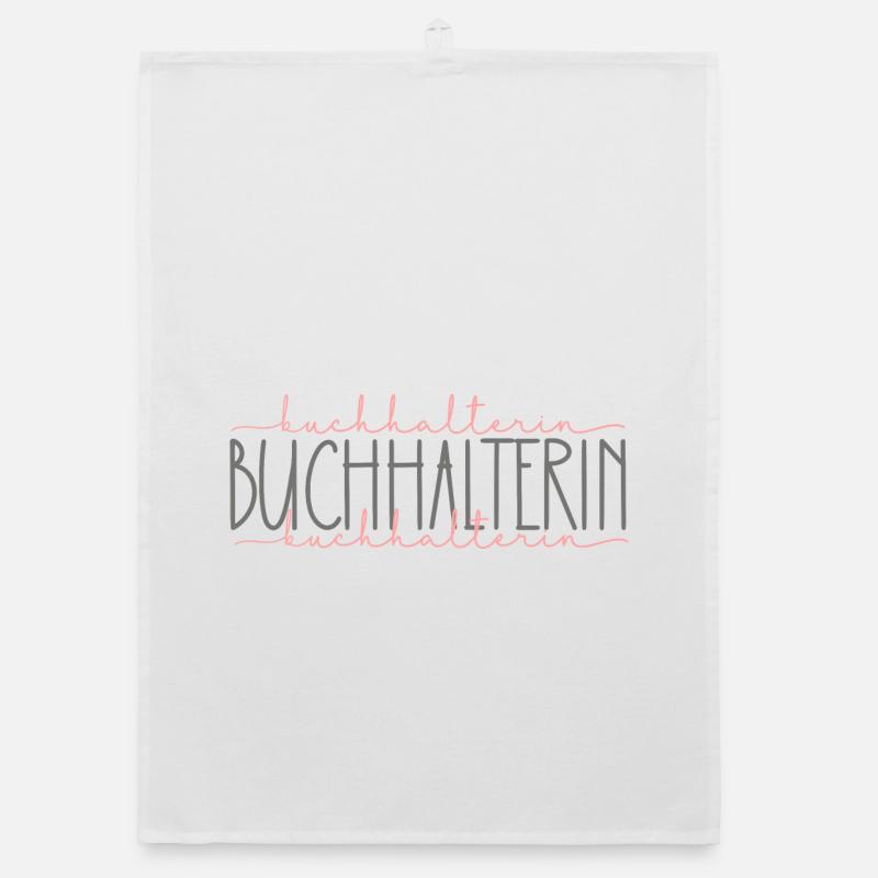 Buchhalterin Geschenk Buchhaltung Beruf Organic Geschirrtuch