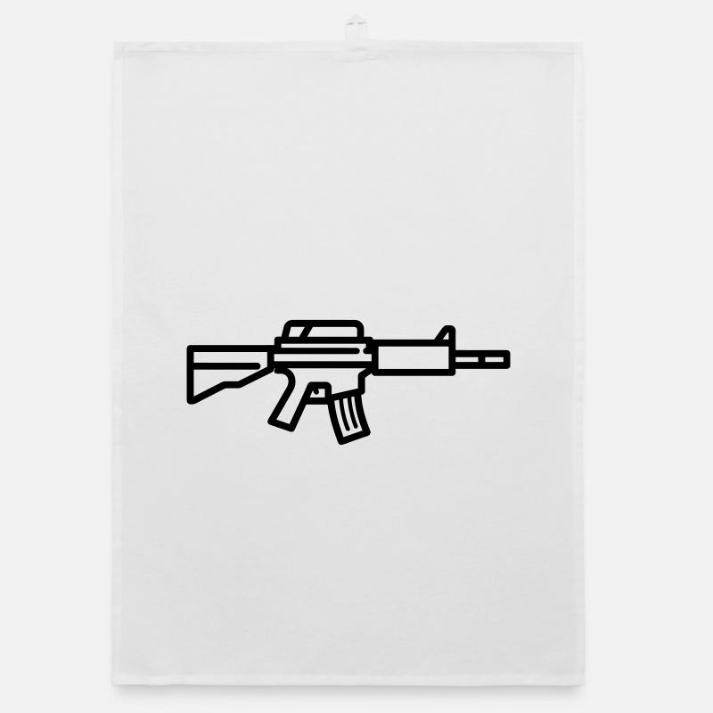 Submachine gun Organic dish towel