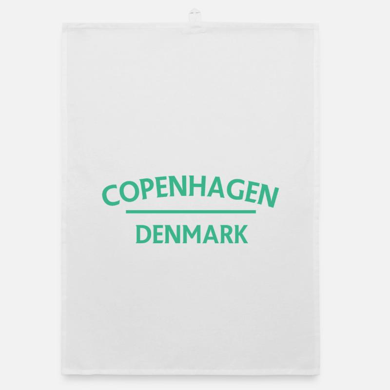 Copenhague – Danemark Textdesign Torchon bio