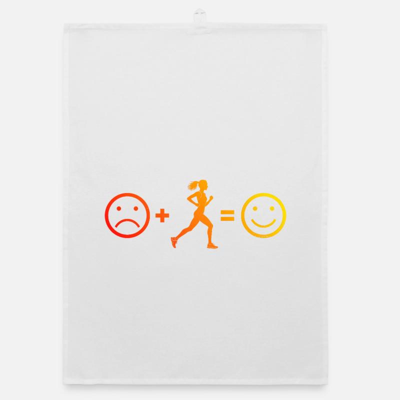 Idée cadeau pour la course de marathon pour le coureur Torchon bio