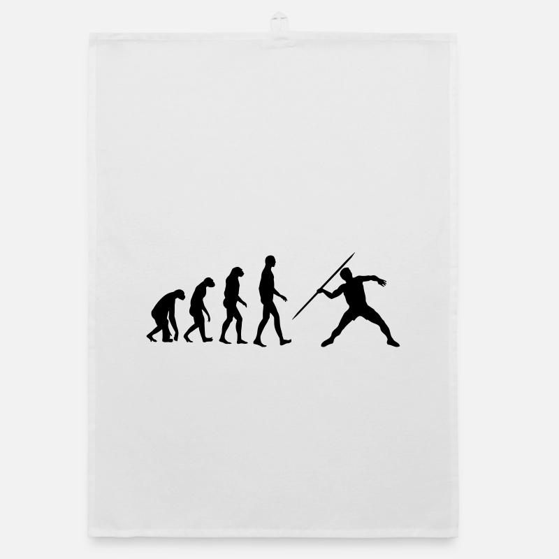 Javelin Throw Thrower Lancer de Javelot Speerwurf Organic dish towel