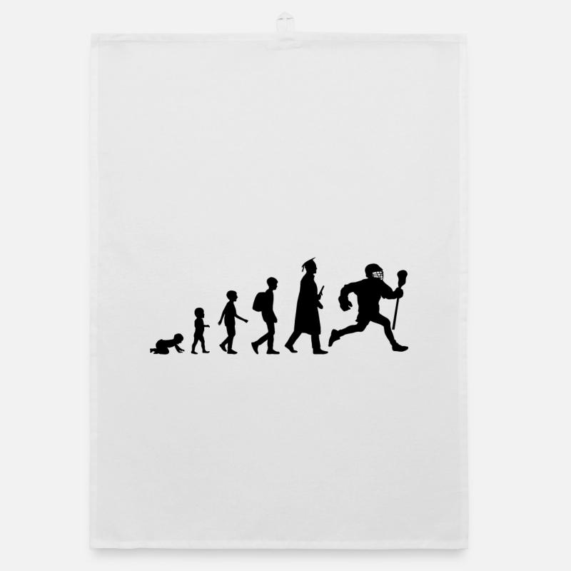 Lacrosse Player Development Organic dish towel