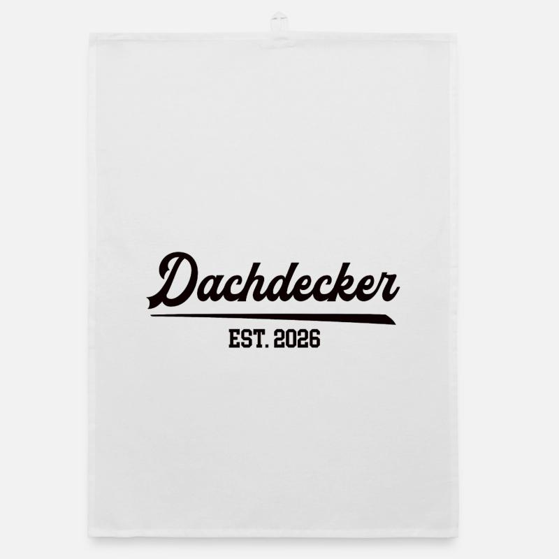 Roofer 2026 Occupation Roofing Apprentice Apprentice Organic dish towel