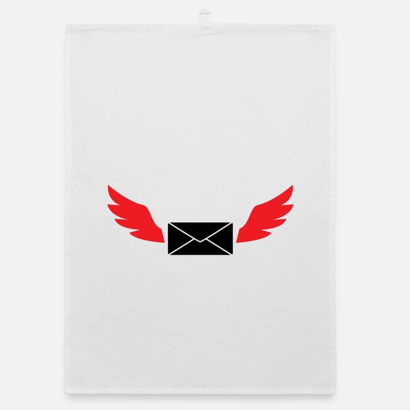 Courrier express enveloppe ailée poste Torchon bio