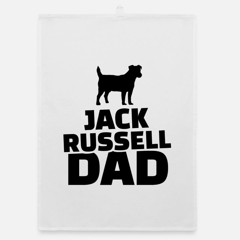 Jack Russel Dad Organic Geschirrtuch