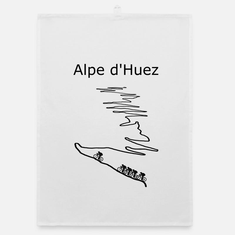 Oeil du Monte Huez avec panache de neige Torchon bio