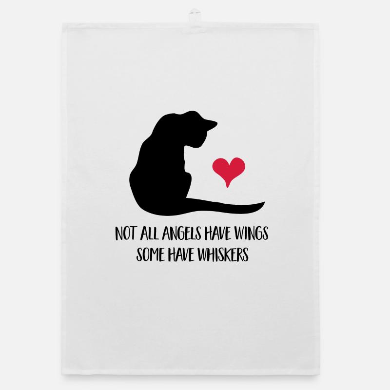 cat Organic dish towel
