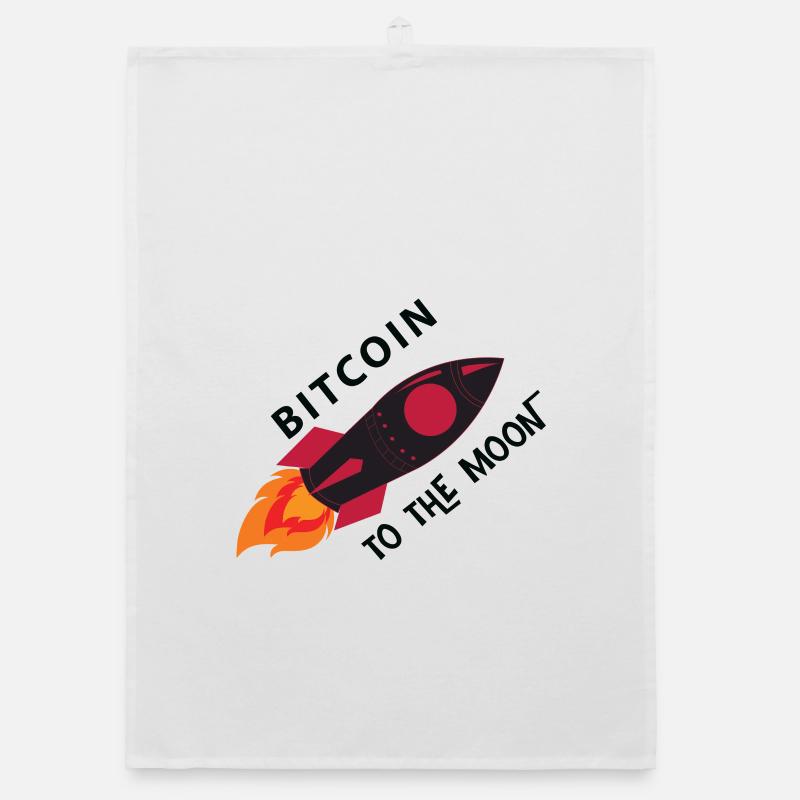 Bitcoin Rocket Moon Torchon bio