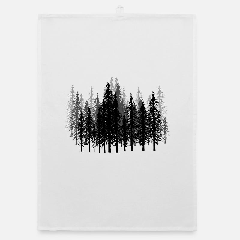 Forest Forests Forester Hunter Gift Idea Camping Torchon bio